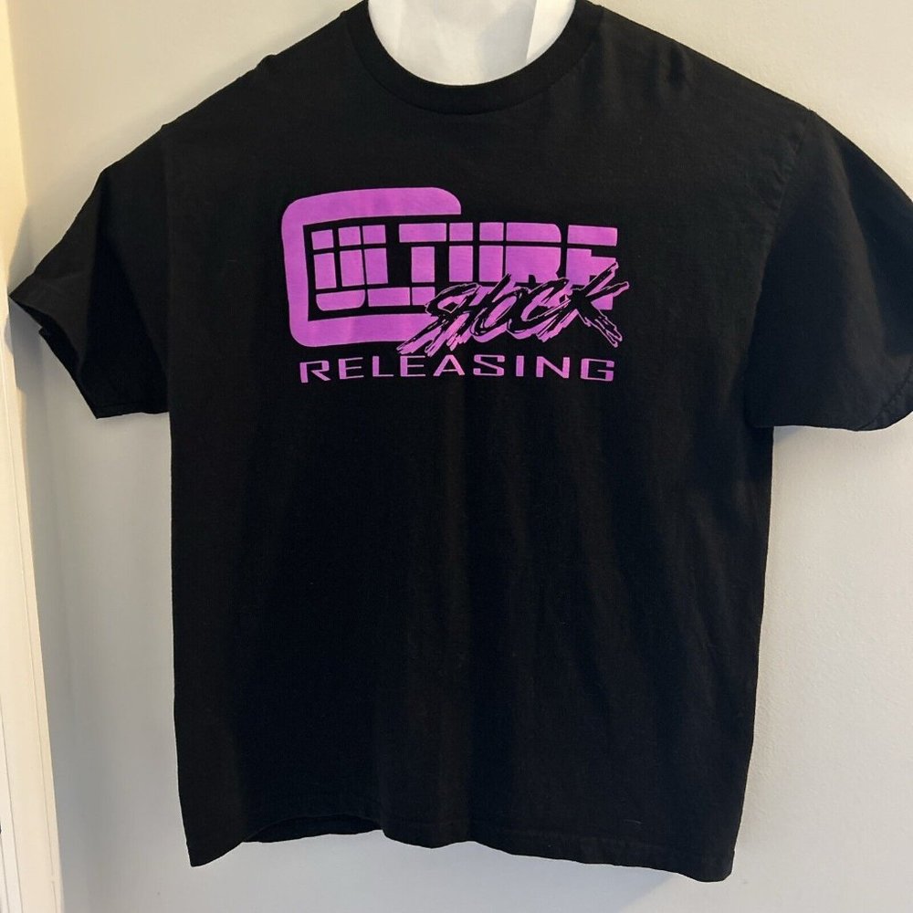Black XL Culture Shock Releasing T-Shirt short sleeve-horror film collectibl-NEW